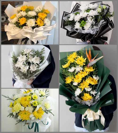 陕西宝鸡市扶风县法门镇白事花束代送